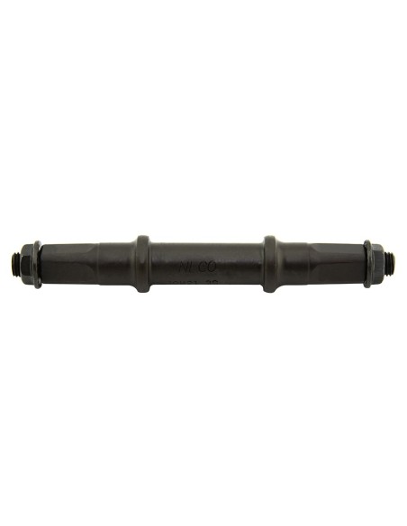 Cotterless B.B Axle Square Nut Style 124.5mm Black.